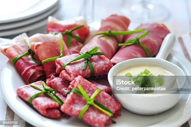 Fresh Meat Wraps Stock Photo - Download Image Now - Appetizer, Beckoning, Close-up