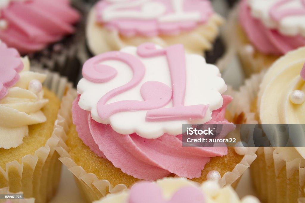 Cupcake Cupcake for a 21st birthday 20-24 Years Stock Photo