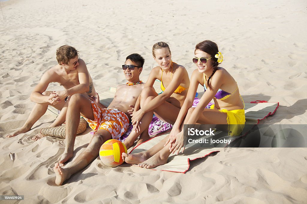 Wakacje na plaży - Zbiór zdjęć royalty-free (Adolescencja)