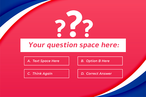 Multiple Answer Prompt Multiple Question And Answer Banner To Make Your Examination Easy Stock ...