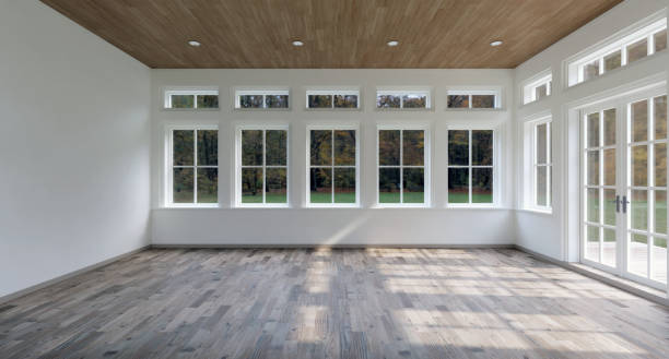 Free Stock Photo of Spacious Room With Abundant Windows | Download Free ...