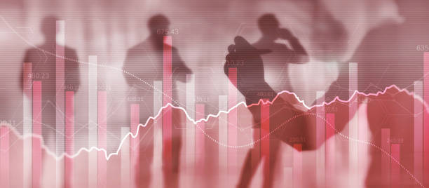 Financial data on a monitor as Finance data concept. Analytics concept.