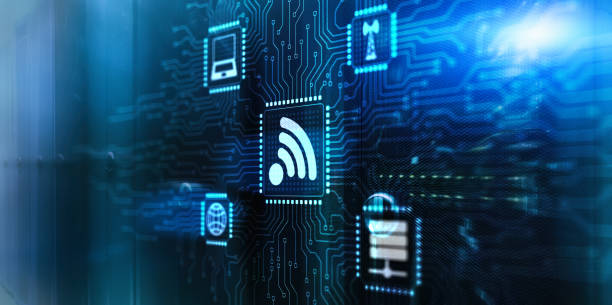 istock WiFi symbol. Technology connect to wireless internet 1544761290