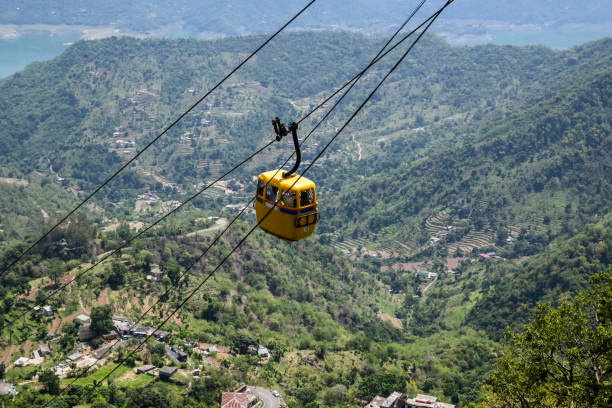 istock Timber trail at Mata Naina Devi temple in Himachal Pardesh. 1544775813
