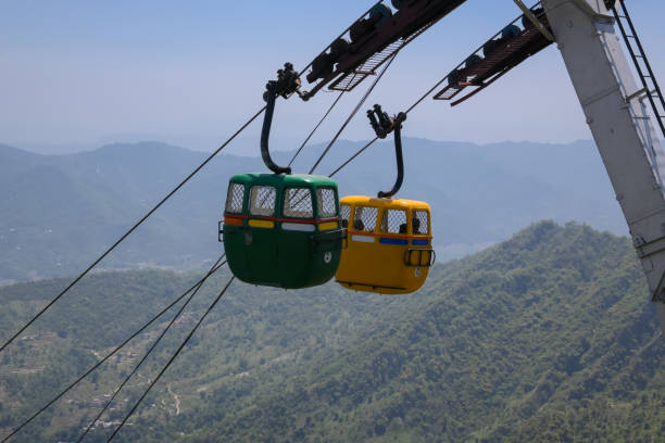 istock Timber trail at Mata Naina Devi temple in Himachal Pardesh. 1544776332