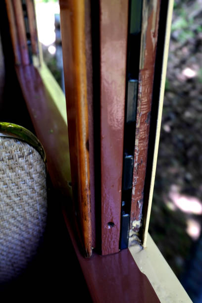 Window Sill of 1925 Trolley Car