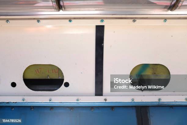 Closeup Detail Of Retro New York City Transit R16 Subway Car Stock Photo - Download Image Now