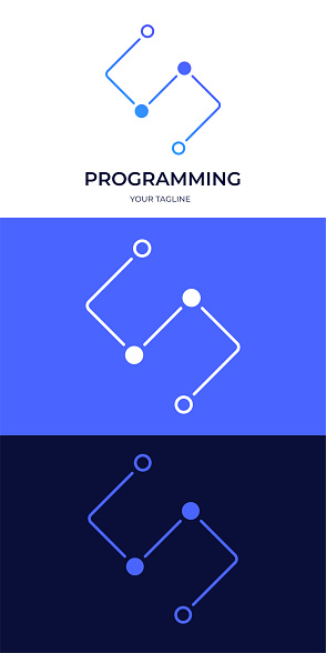 Vector Logo For Programming Logo Design For Layout Stock Illustration ...