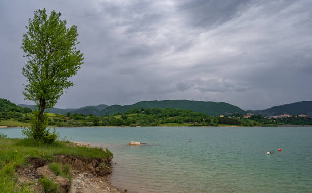 istock Castel San Vincenzo, Molise. The lake 1544994437