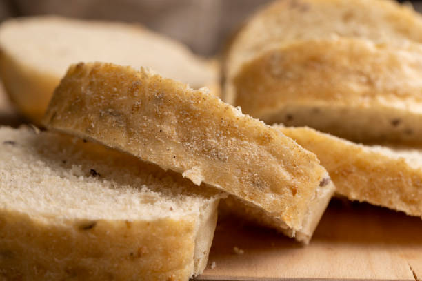 istock Sliced wheat loaf of fresh bread 1545101368