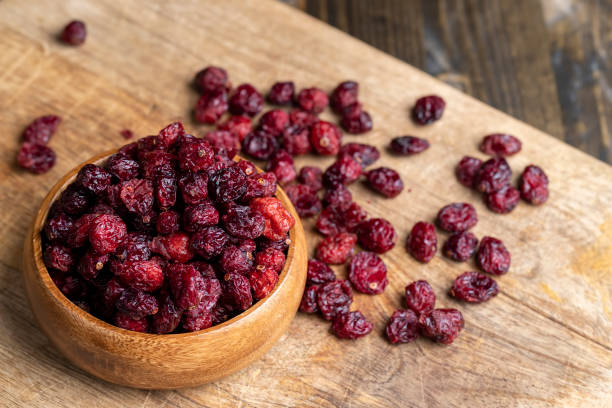 istock Dried red cranberries with sugar syrup 1545103099