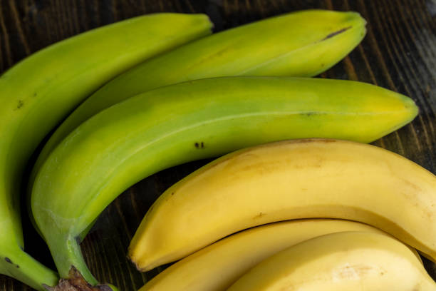istock Ripe yellow bananas on the table 1545103632
