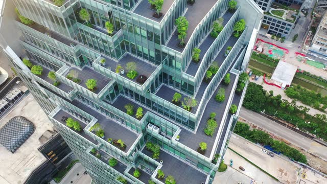 Vertical Gardens on Office Buildings