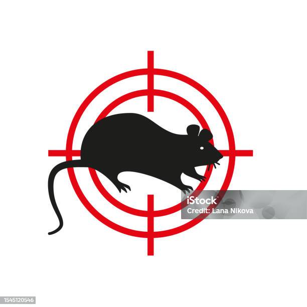 Mouse Target Icon Illustration Of Mouse Target Rat Target Vector Art Stock Illustration ...