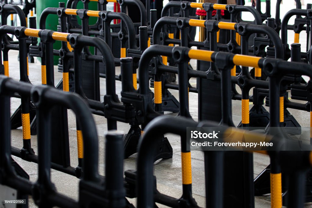 Crowd Queue Queue Barriers Queue Management Crowd Control Queue Stock Photo ...