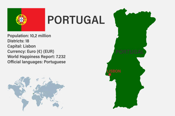 Highly detailed Portugal map with flag, capital and small map of the world Highly detailed Portugal map with flag, capital and small map of the world.
Highly detailed map with borders, countries. sea population stock illustrations