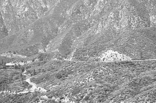 San Gabriel Mountains near Pasadena, California.