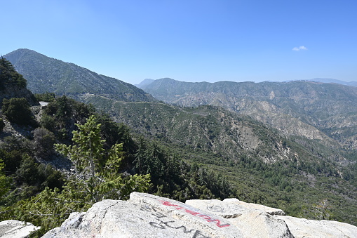 San Gabriel Mountains near Pasadena, California.