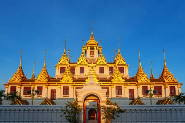 Photo of Lohaprasat temple in Wat Ratchanatdaram Worawihan, Bangkok, Thailand