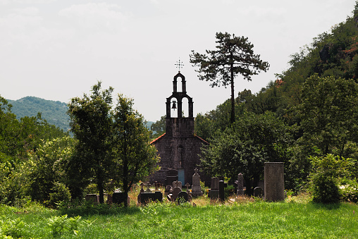 An old Orthodox church in Szczawne, Beskid Niski Mountains, South Eastern Poland.