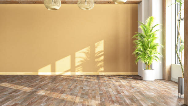 istock Unfurnished Beige Room 1545278762