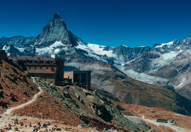istock Gornergrat observatory with Matterhorn peak on the background 1545279843