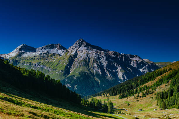 istock Swiss Alps mountains in summer panoramic view 1545287663