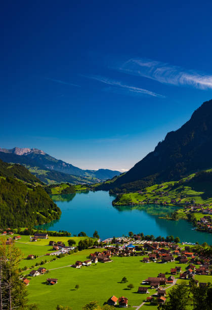 istock Alps summer mountain landscape with lake 1545300468