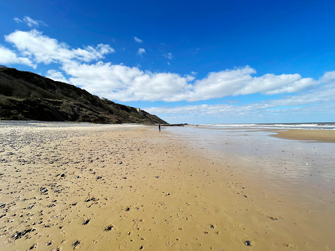 View of beach at Cromer, in Norfolk