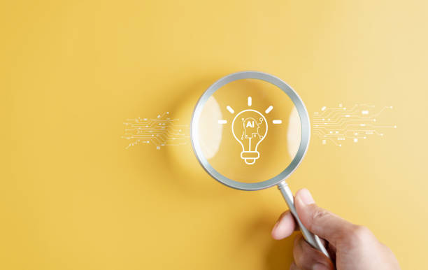 istock Ai technology. chat bot with AI Artificial Intelligence generate. Futuristic technology, robot in online system. Business in future to invest and develop corporate concept. 1545325604