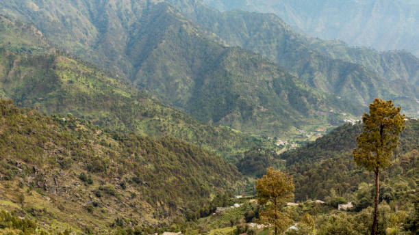 istock Beautiful mountain valley landscape scenery 1545361116