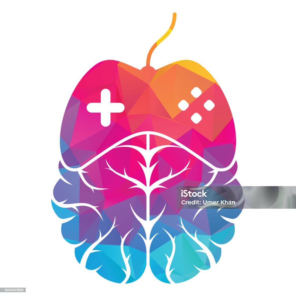 Brain Vector Game Brain Game Logo Vector Stock Illustration - Download Image Now ...