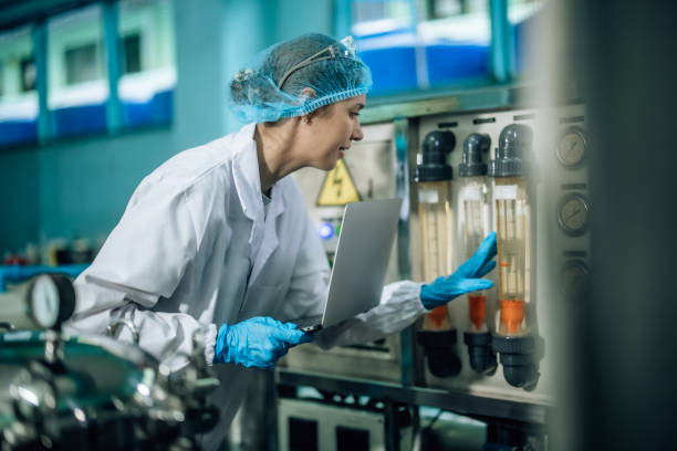 istock Water Quality Officer assesses RO systems, ensuring standards, safety and control the contamination 1545463195