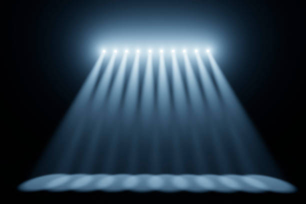istock Beams of spotlights 1545465272