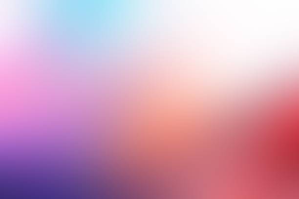 istock Blurred abstract purple orange white gradient pastel color transit frosted glass effect background 1545484926