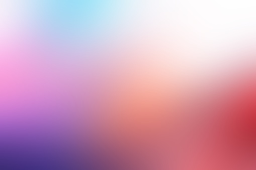Blurred abstract purple orange white gradient pastel color transit frosted glass effect background.
Color gradient specifies a range of position-dependent colors, usually used to fill a region. The colors produced by a gradient vary continuously with position, producing smooth color transitions.
Pastels or pastel colors belong to a pale family of colors, which, when described in the HSV color space, have high value and low saturation.