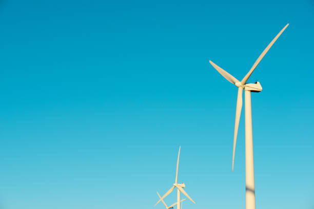 istock Wind turbine generators for sustainable electricity production 1545496659