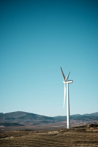 istock Wind turbine generator for sustainable electricity production 1545497023