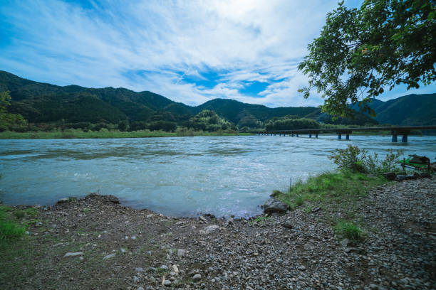 istock Scenery of Shimanto river and trees 1545579627
