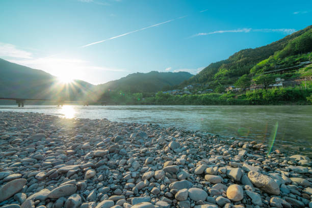 istock Scenery of Shimanto river and trees 1545579642