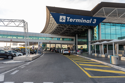 Car Rental Leonardo Da Vinci Airport Rome International Leonardo Da Vinci Fiumicino Airport Exterior With