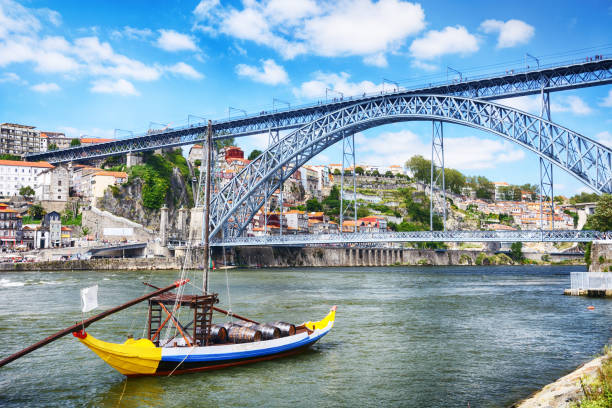 istock Rabelo boats on Douro river 1545645402