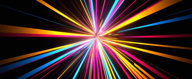 istock Colorful retro rays flare background 1545714478