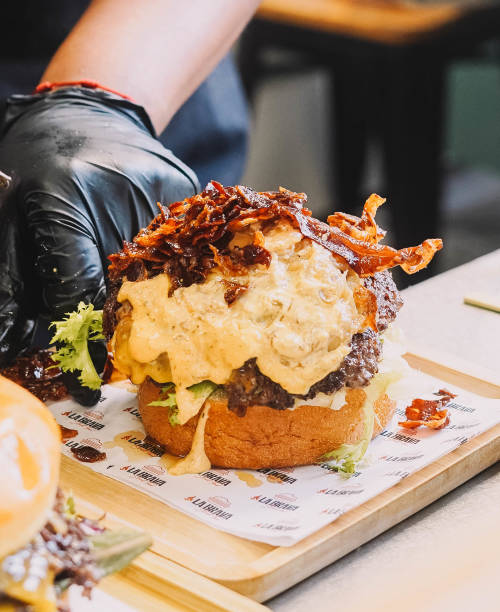 istock Super gourmet burger with high quality ingredients 1545718568