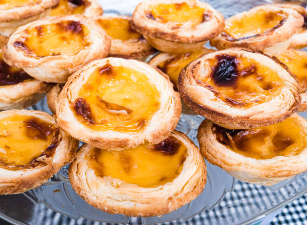 istock Handmade Artisan Custard Tarts 1545755543