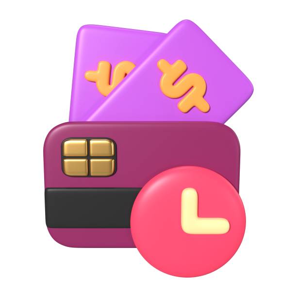istock Waiting Payment 3D Illustration Icon 1545800094