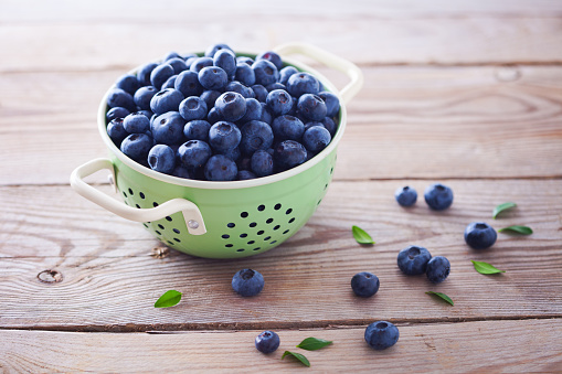 bowl full of blueberries - fruits and vegetables