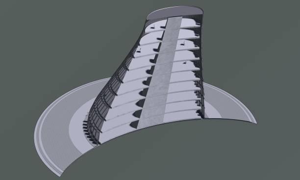 istock 3D illustration of Concept building in section cut 1545865096