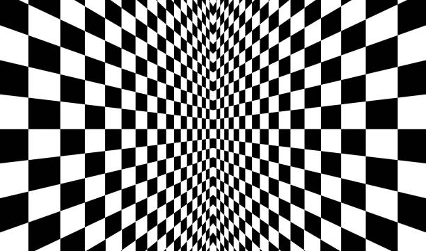 istock 3D illustration of geometric background with checkered texture 1545865113