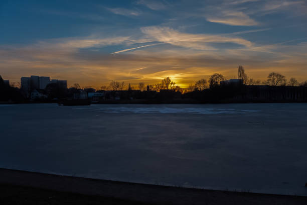 istock A frozen lake in a public park in Germany 1545910042